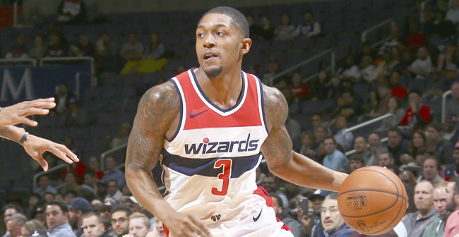 John Wall and Bradley Beal by Ned Dishman