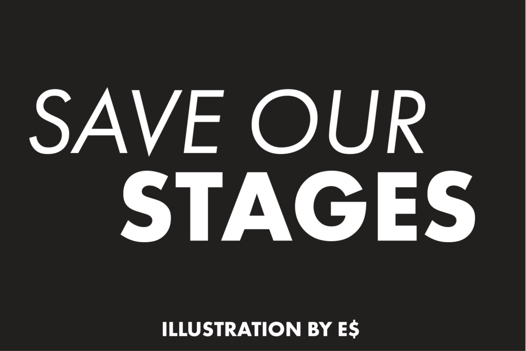 Save Our Stages Graphic