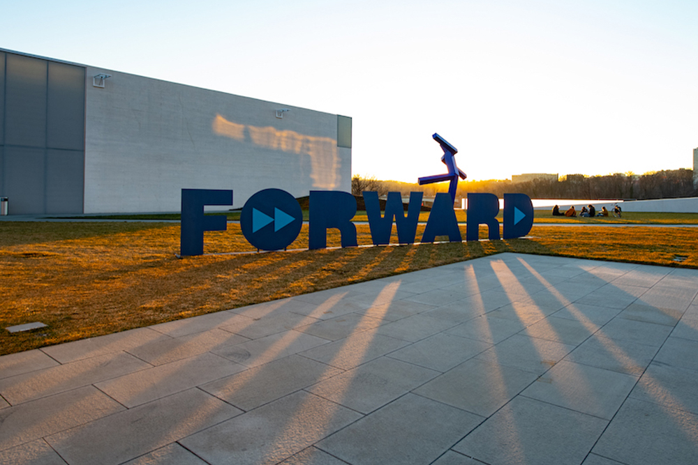 FORWARD sculpture at The Reach Kennedy Center
