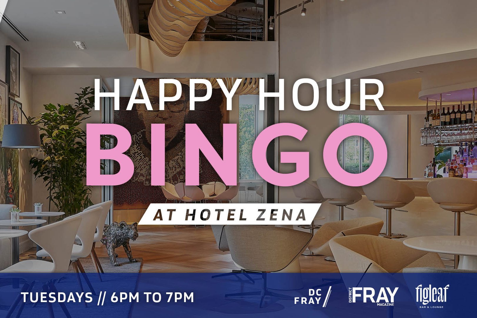 Happy Hour Bingo at Hotel Zena 8.24