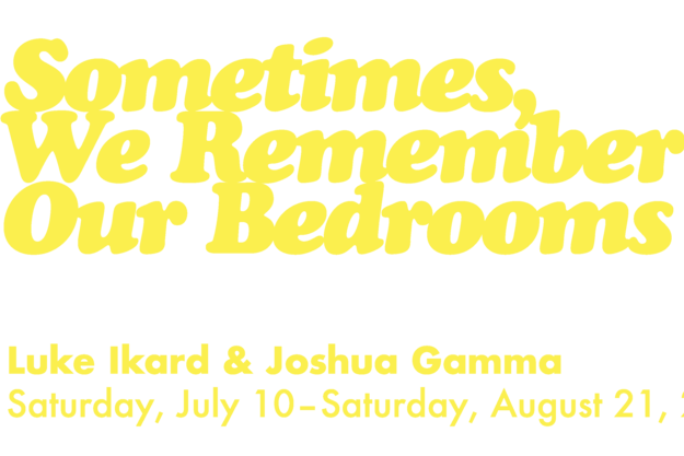 Hamiltonian Artists Presents: Sometimes, We Remember Our Bedrooms 7.10-8.21