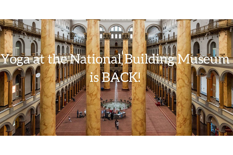 Yoga at the National Building Museum 7.11