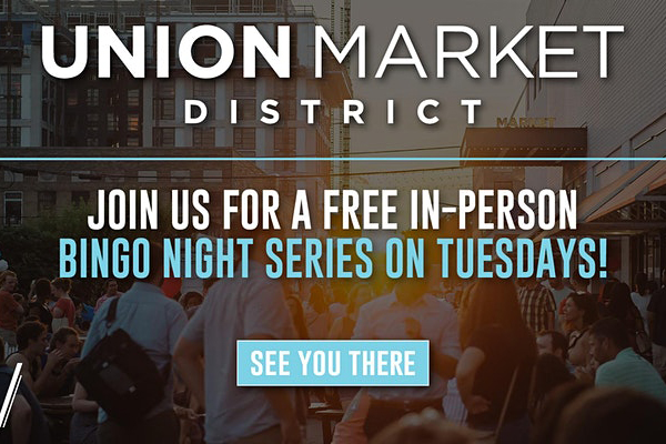 Live Tuesday Bingo at Union Market 9.7