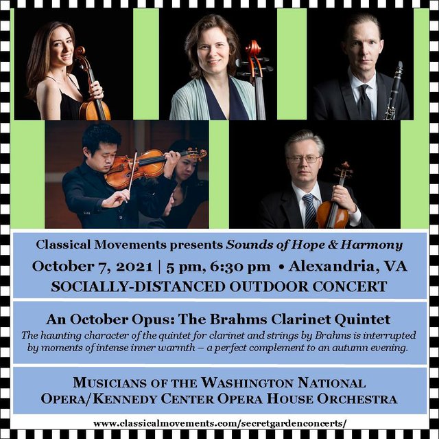 An October Opus: The Brahms Clarinet Quintet