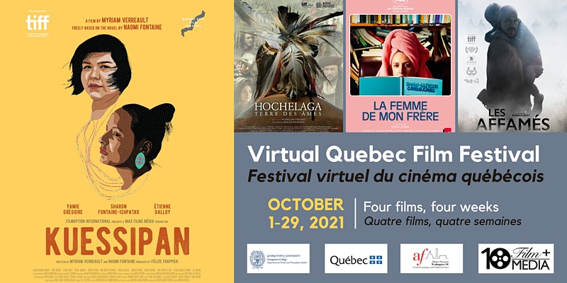 Virtual Quebec Film Festival with Alliance Française de Washington D.C.