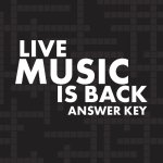 Live Music is Back Crossword Answer Key | District Fray