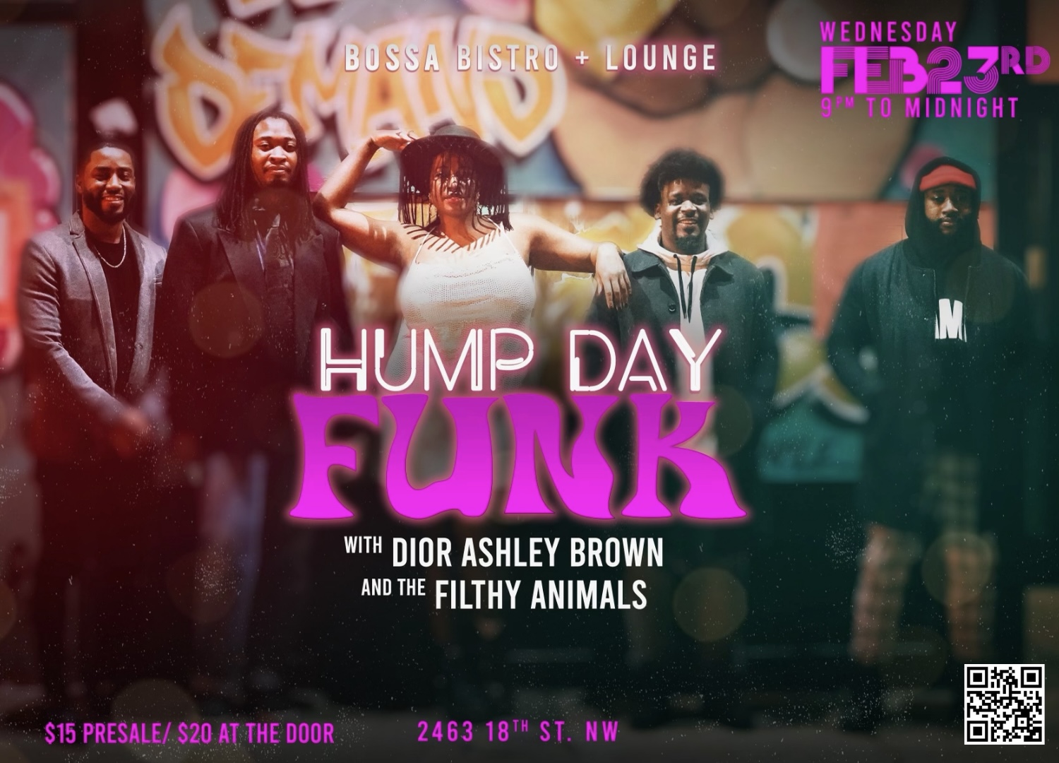 Hump Day Funk with Dior Ashley Brown and the Filthy Animals