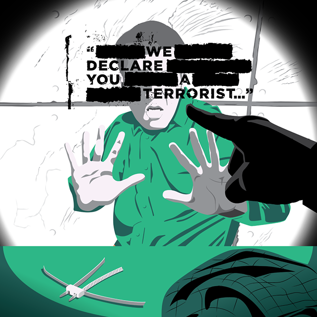 World Premiere of “We declare you a terrorist…” at Round House Theatre