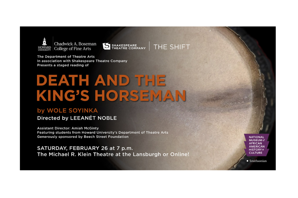 Death and the King’s Horseman Staged Reading at Shakespeare Theatre Company