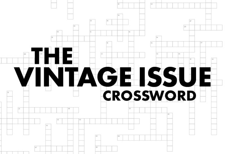 The Vintage Issue Crossword District Fray