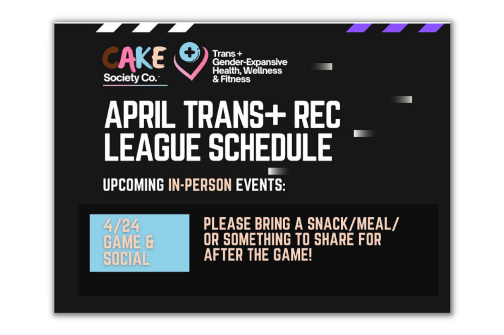 CAKE Society’s Trans + Queer Recreational Kickball and Social