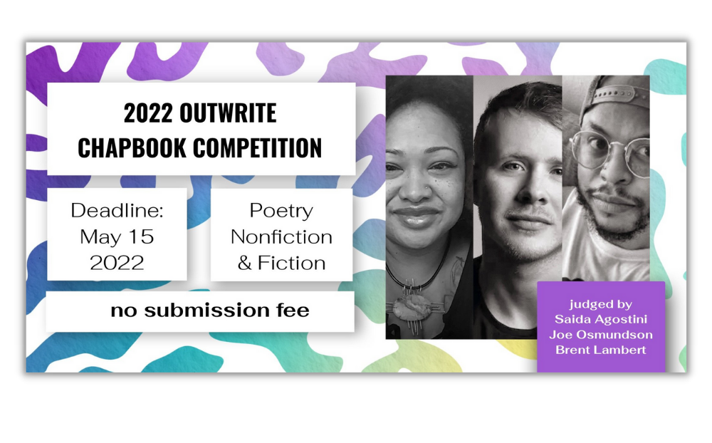 OutWrite’s 2022 Chapbook Competition
