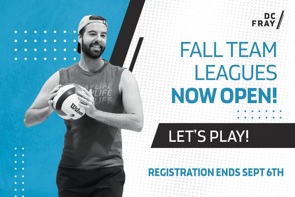 DC Fray Fall Leagues (Team Sports) General Registration Opens