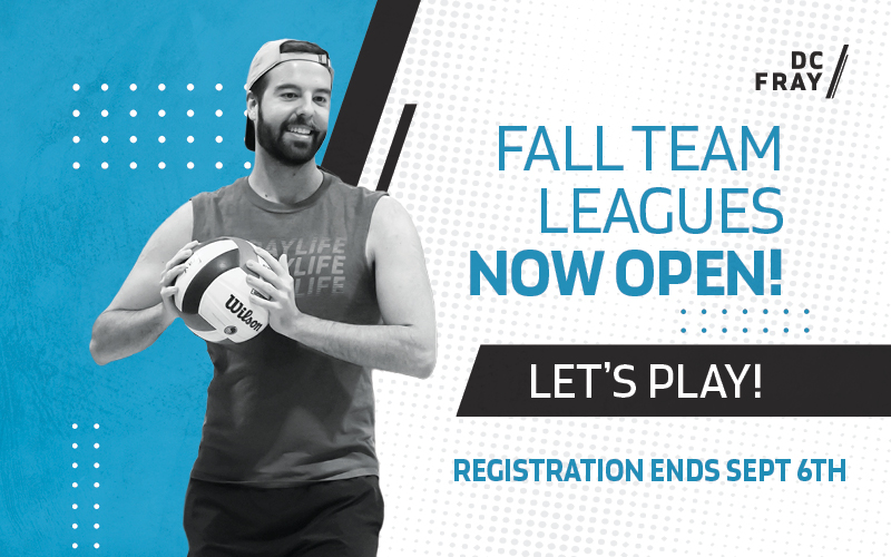DC Fray Fall Leagues (Team Sports) General Registration Closes
