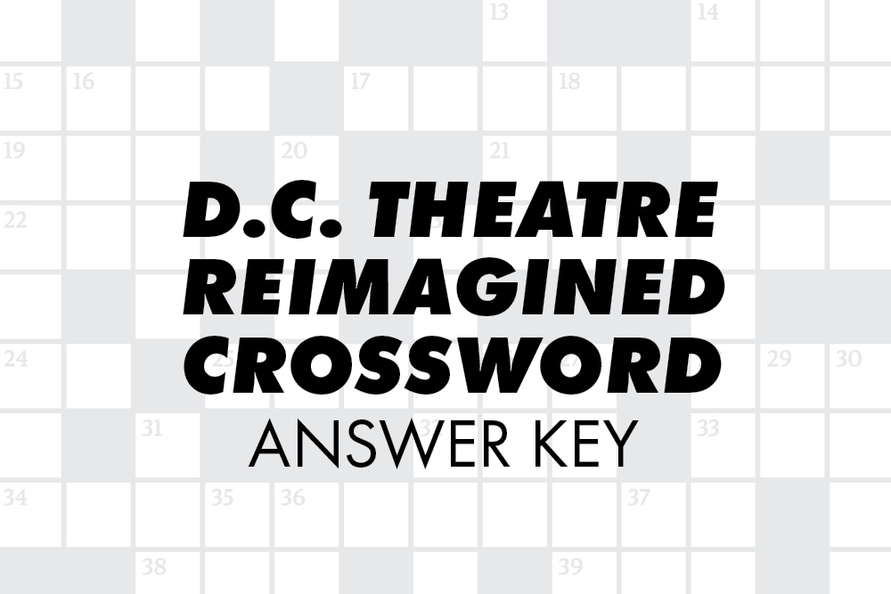 D C Theatre Reimagined Crossword Answer Key District Fray