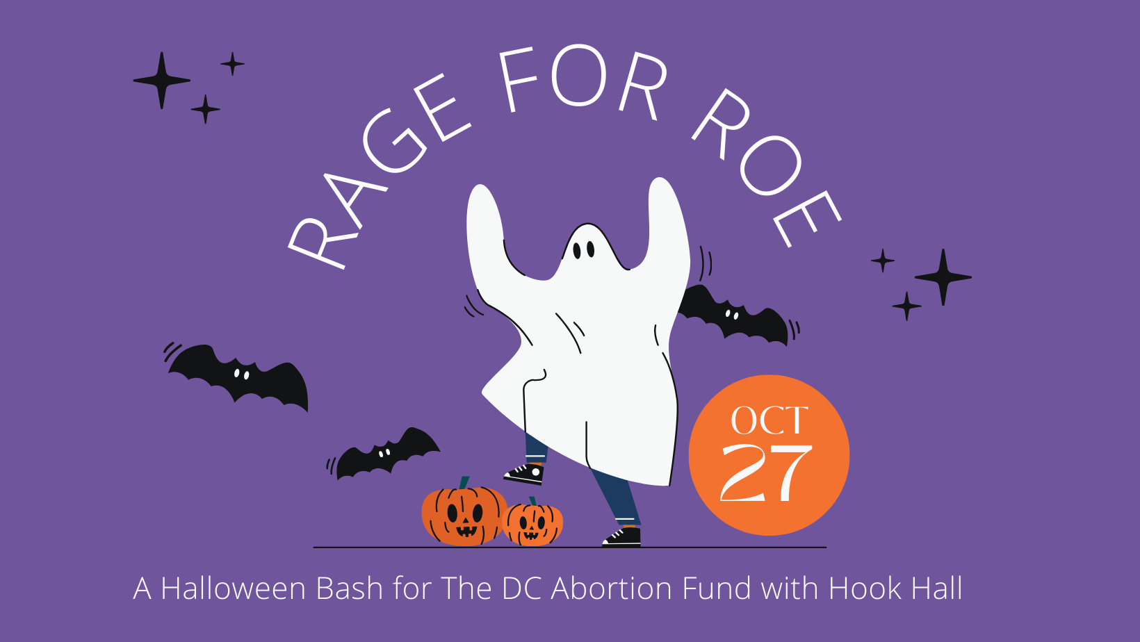 Rage for Roe: A Halloween Bash to Support the DC Abortion Fund