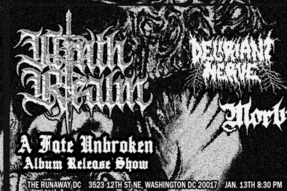 Ninth Realm (Record Release) + Deliriant Nerve + Cavern Womb + Morbidie