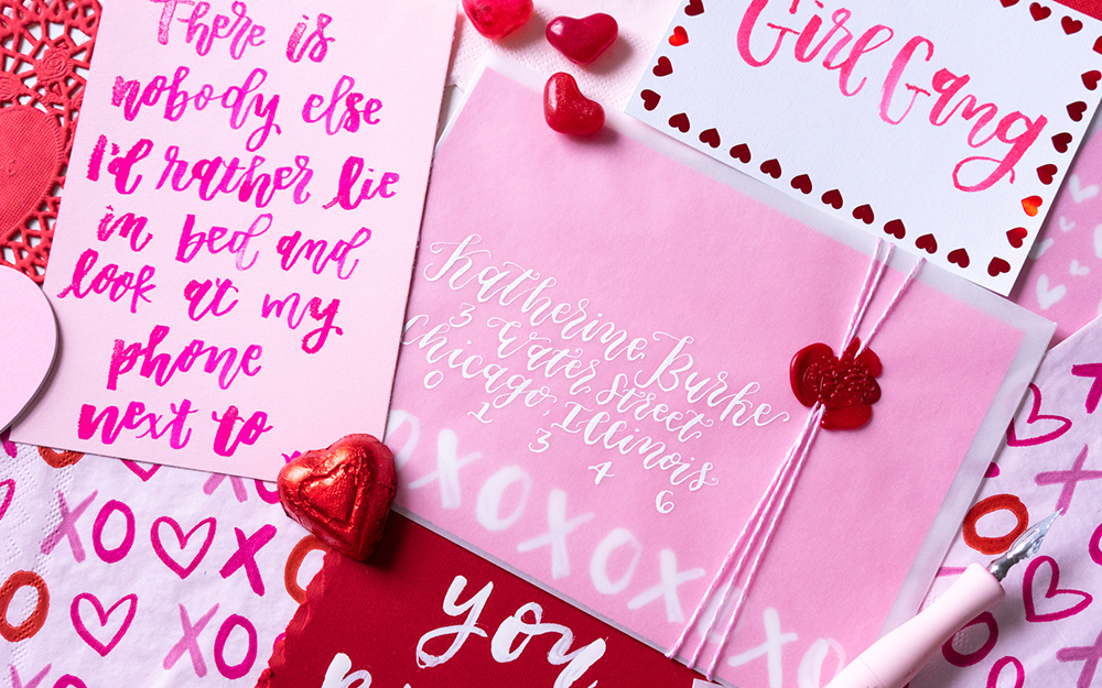 Galentine’s Day Calligraphy for Beginners