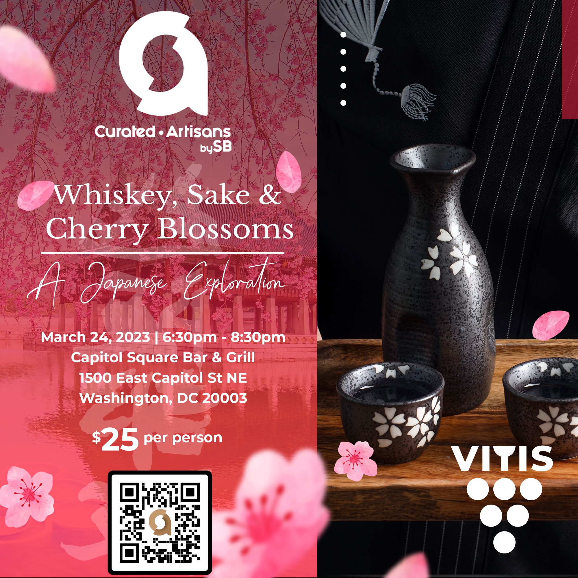 Whiskey, Sake and Cherry Blossoms