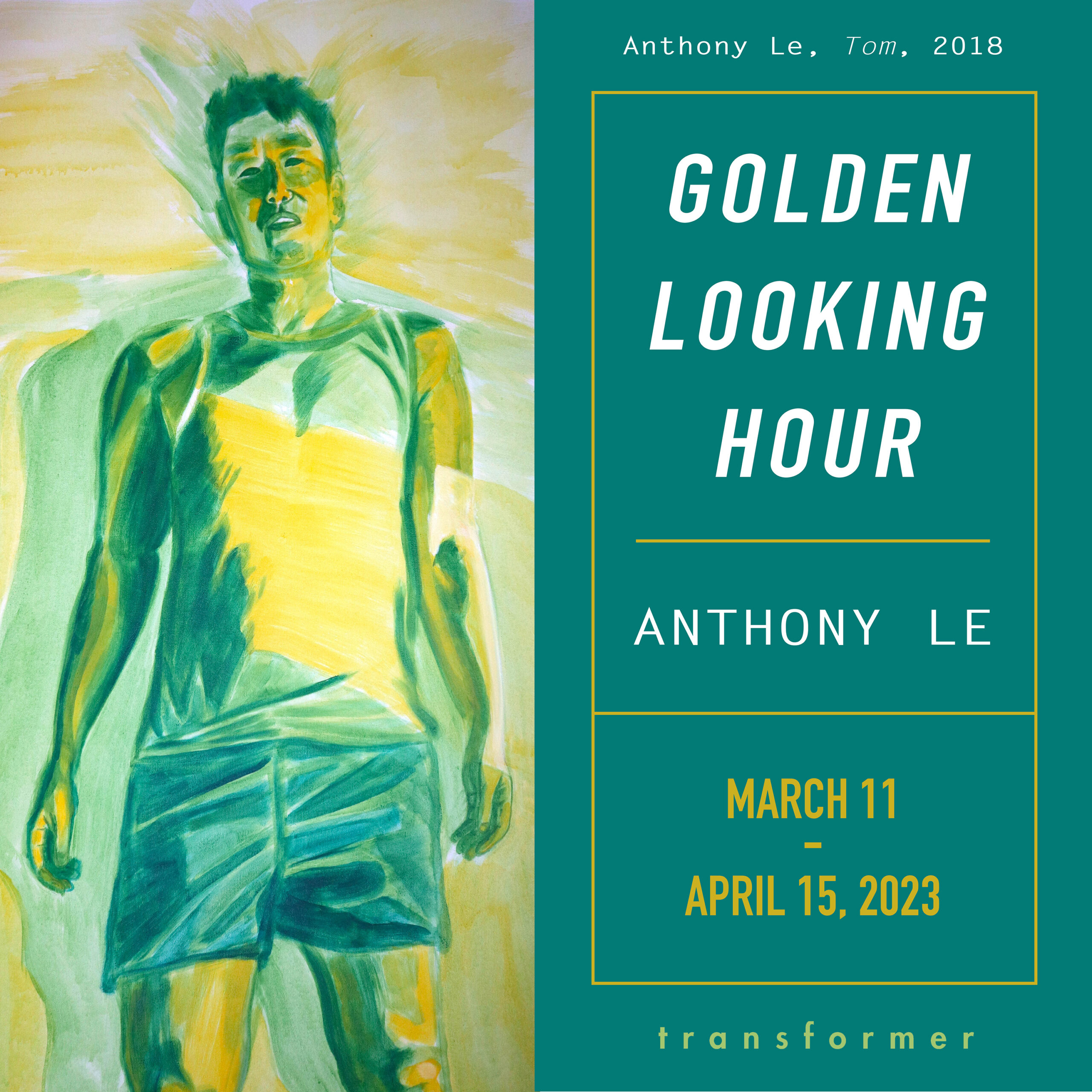 Anthony Le’s “Golden Looking Hour” at Transformer Opening Reception