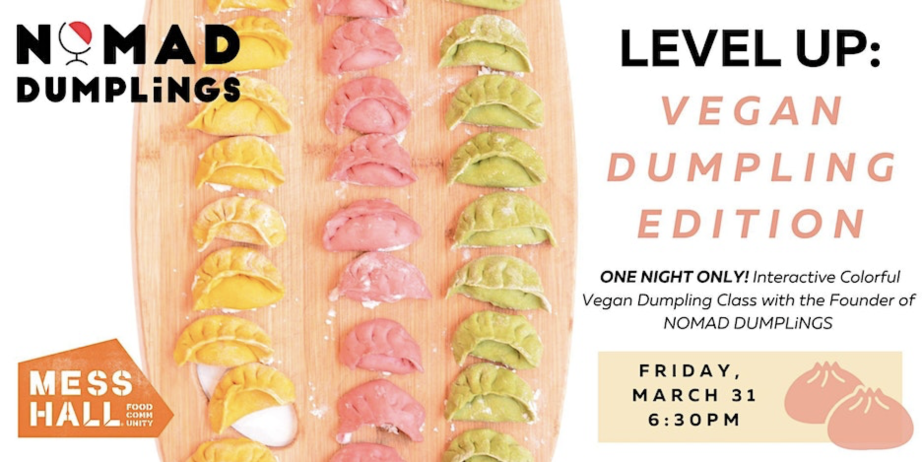 LEVEL UP: Vegan Dumpling Edition