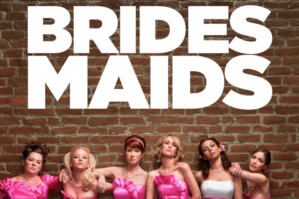 Bridesmaids movie graphic.