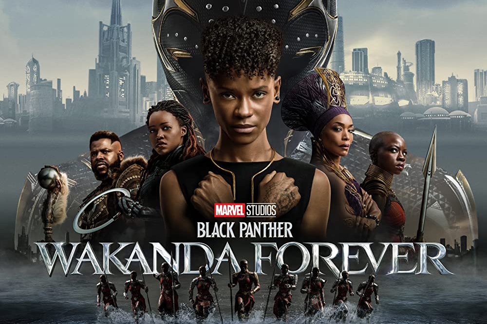 Wakanda Forever movie graphic.
