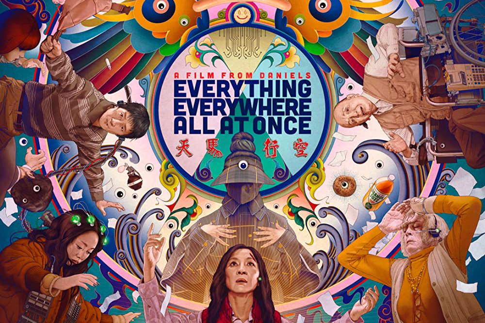 Everything Everywhere All At Once movie graphic.
