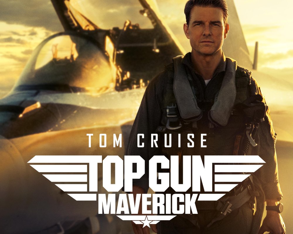 Top Gun: Maverick movie graphic.