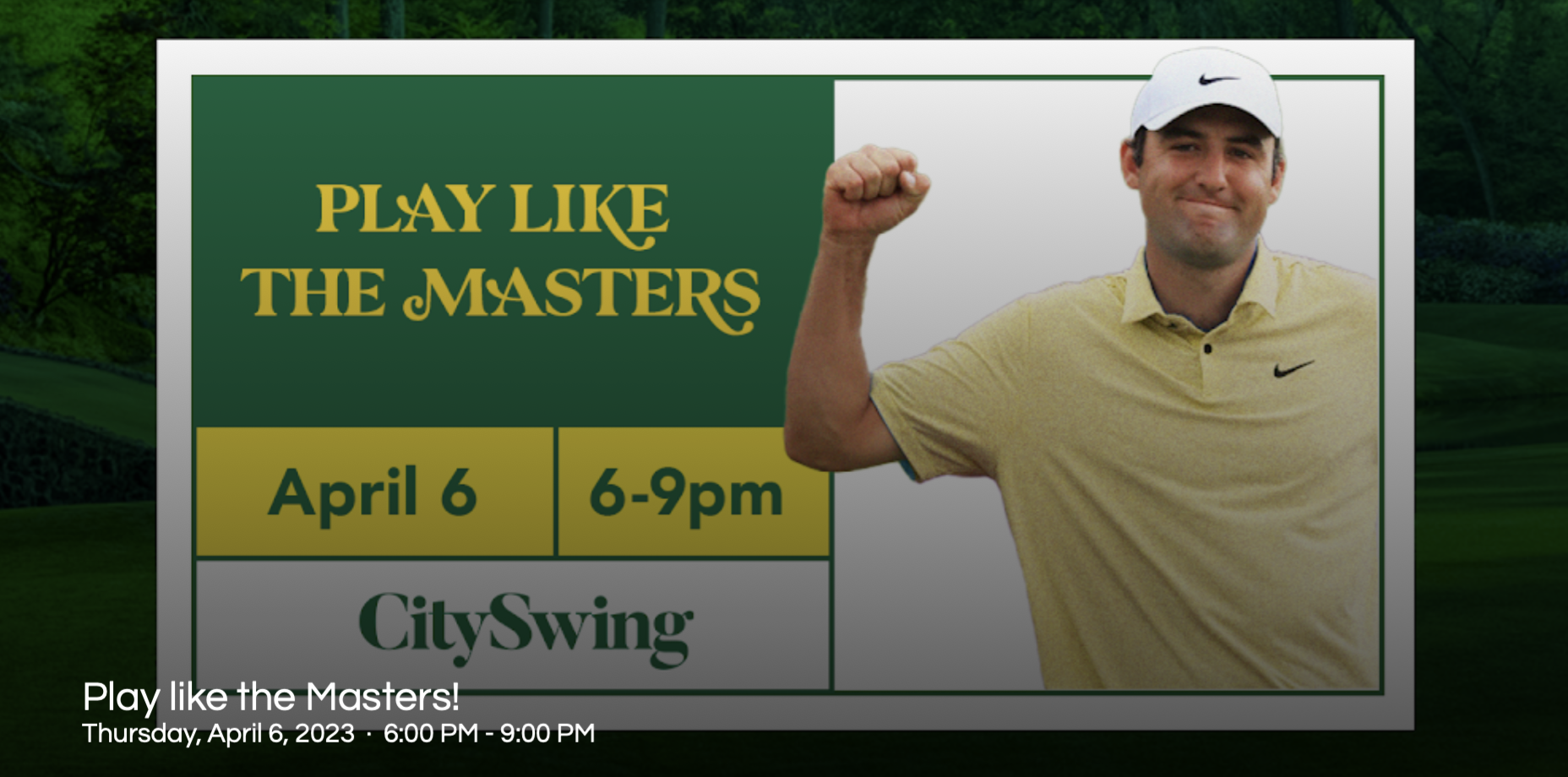 Play like the Masters at CitySwing