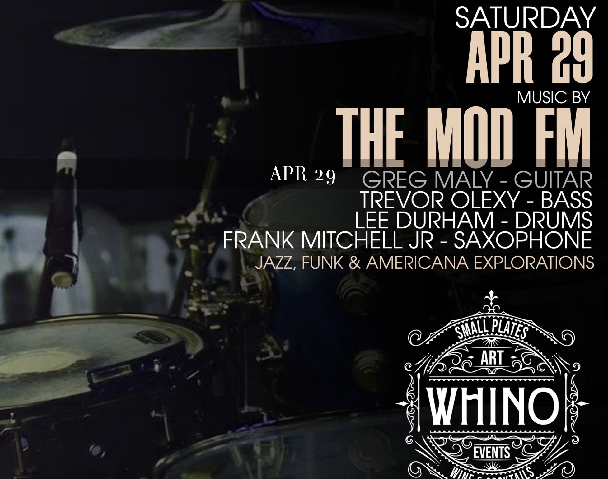 The MODfm Band, Jazz, Funk & Americana Explorations at WHINO