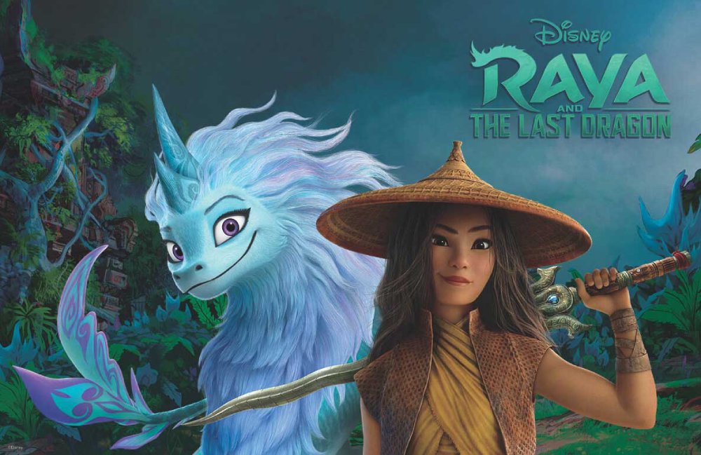Raya and the Last Dragon movie graphic.