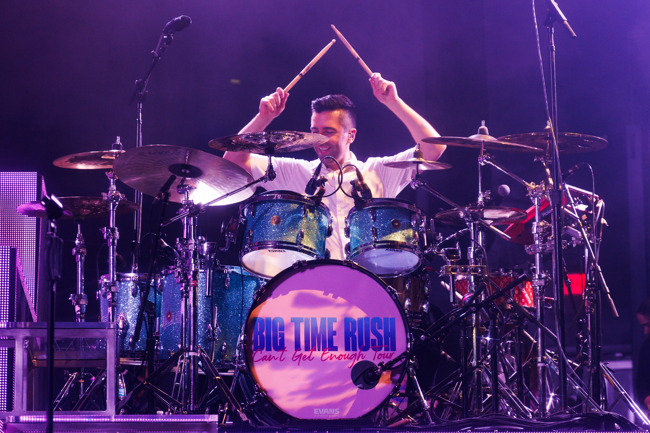 Big Time Rush drummer Jordan Plosky. Photo by Evan Kim.