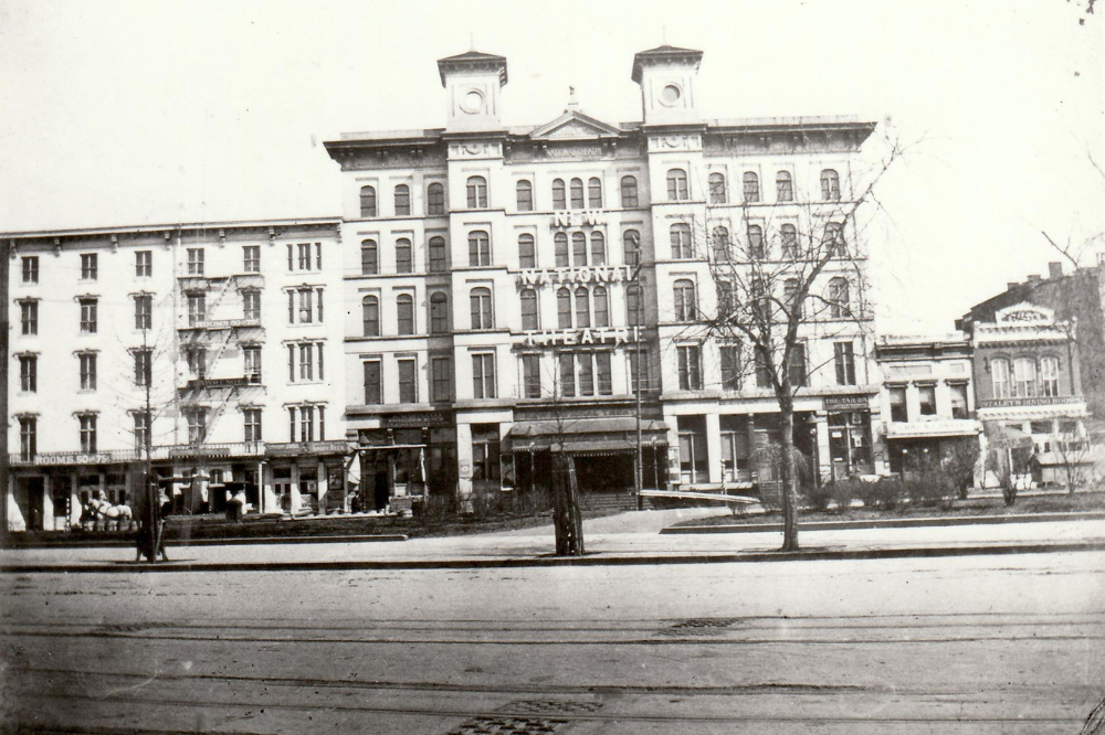 1. The exterior of “New National Theatre” circa 1900.