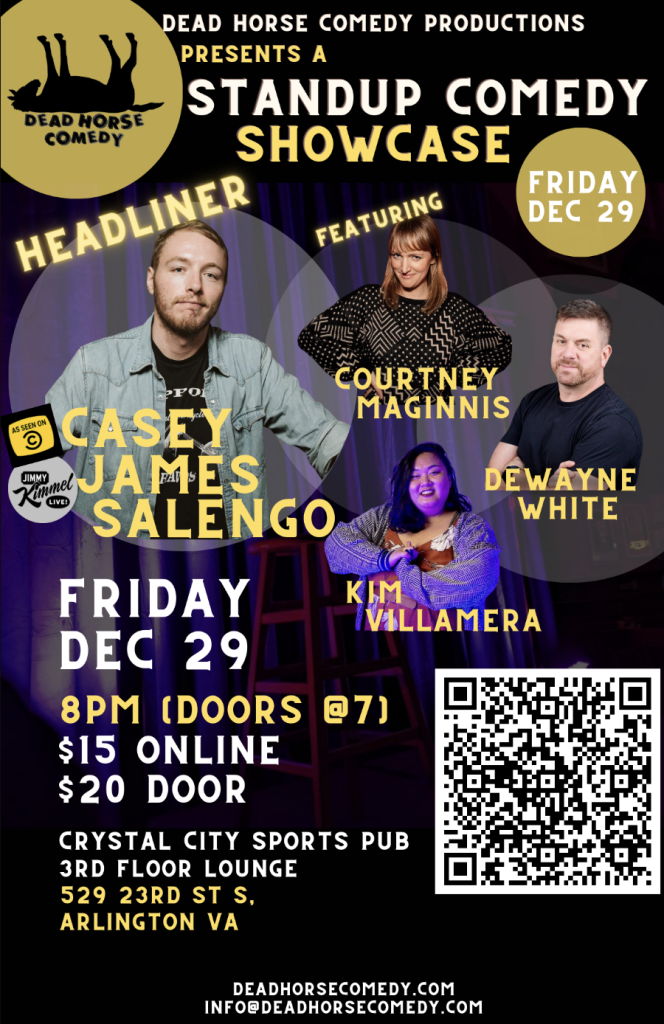 Live Comedy Showcase Starring Casey James Salengo (Comedy Central, HBO)
