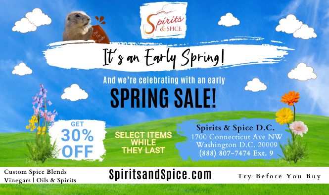 Spirits & Spice Spring Cleaning Sale