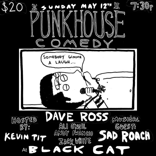 Punkhouse Comedy Feat. Dave Ross (Comedy Central), Sad Roach & More