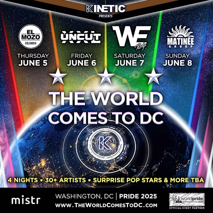 The World Comes to DC 2025 Pride Weekend Pass – El Mozo