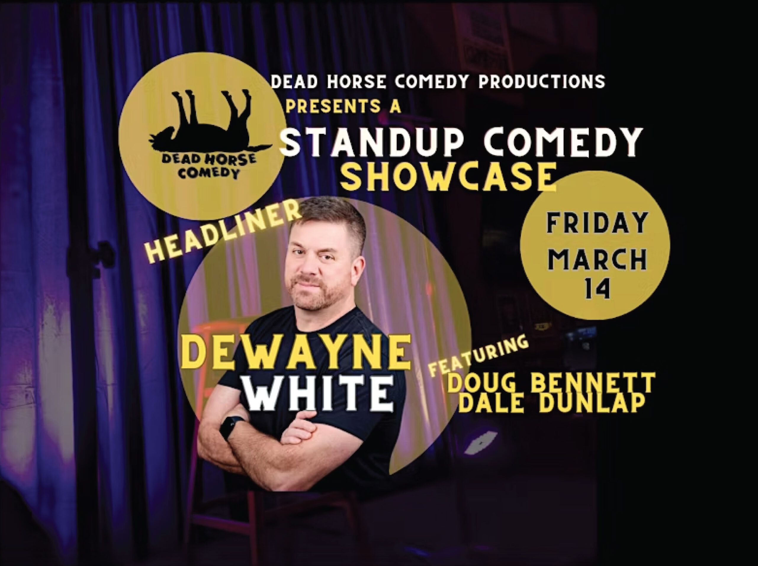 Live Comedy Showcase Starring Dewayne White (Prime, Apple+)