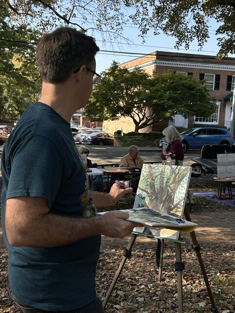 Falls Church Arts Host “Scenes in the City” Plein Air Festival on September 26 from 8 am-12 pm at Falls Church City Hall Grounds