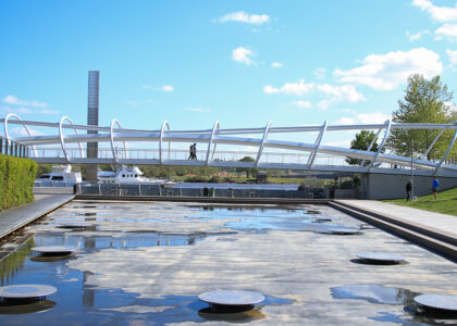 The Yards Park Bridge Drain