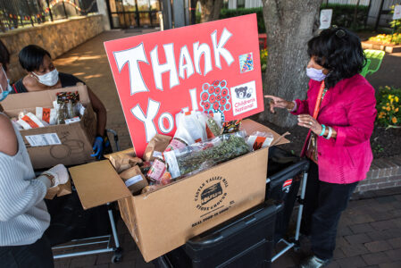 Photos by Surpass Visuals LLC. Walking Concert Thanks Healthcare Heroes
