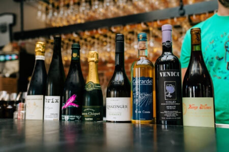 Line of Bottles at Maxwell Park.