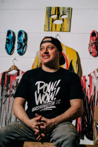 Kelly Towles in his Studio