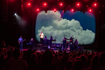 Belle and Sebastian performing at Wolf Trap June 15, 2022. Photo by Nicole Cummings.