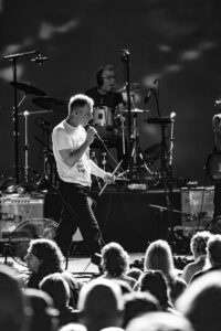 Belle and Sebastian performing at Wolf Trap June 15, 2022. Photo by Nicole Cummings.