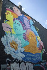 “Birth Control Way” by Rose Jaffe, corner of 9th + U Streets.
