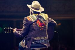 Robert Earl Keen performs at Ryman Auditorium on June 2, 2024, in Nashville, Tennessee. (Erika Goldring Photo)